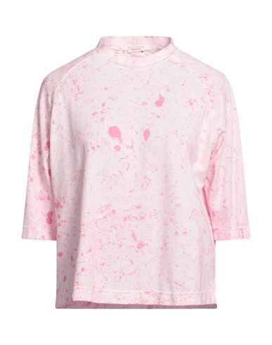 Rossopuro Woman T-shirt Pink Size M Cotton