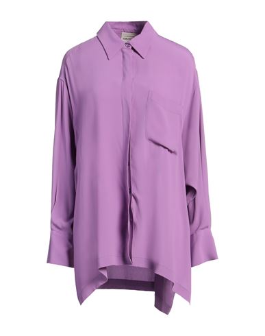 N°21 Woman Top White Size 6 Acetate, Silk