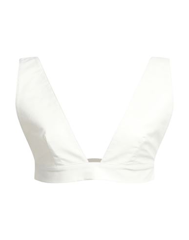Nineminutes Woman Top Off White Size 4 Linen, Cotton, Polyurethane