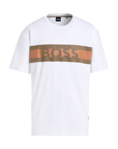 Hugo Boss Boss Man T-shirt White Size Xxl Cotton In White
