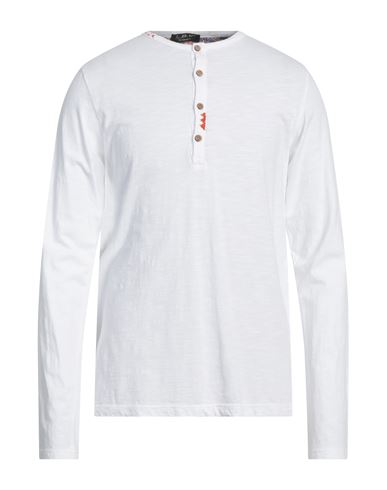 L.b.k. L. B.k. Man T-shirt White Size Xxl Cotton