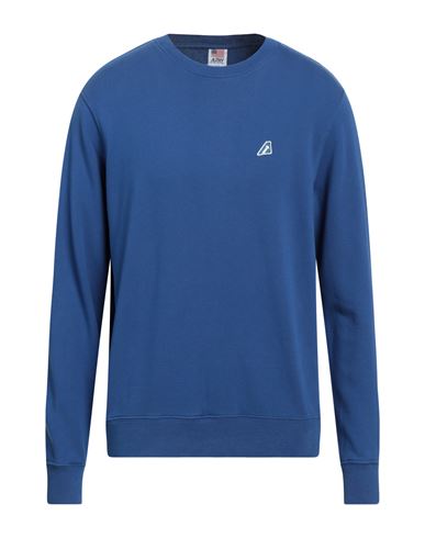 Shop Autry Man Sweatshirt Blue Size Xl Cotton