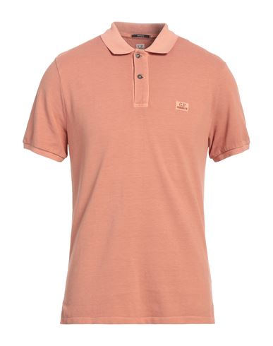 C.p. Company C. P. Company Man Polo Shirt Salmon Pink Size Xxxl Cotton