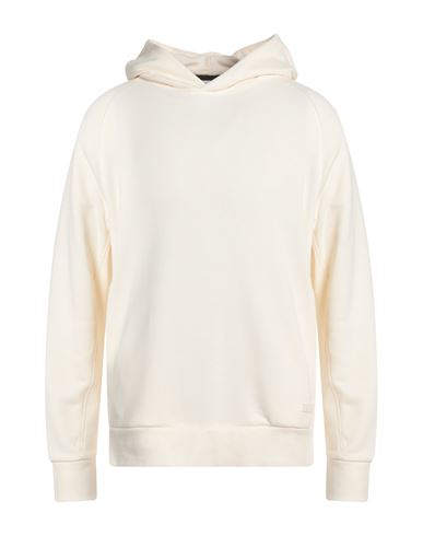 Calvin Klein Man Sweatshirt Ivory Size Xl Cotton, Modal, Polyester In White