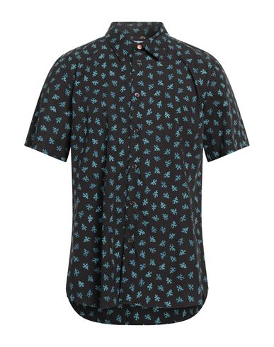 Ps By Paul Smith Ps Paul Smith Man Shirt Black Size Xxl Organic Cotton