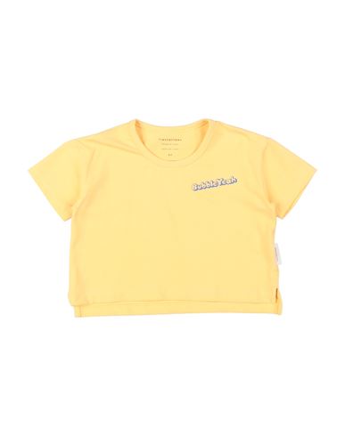 Tinycottons Babies'  Toddler Girl T-shirt Ocher Size 6 Pima Cotton, Elastane In Yellow