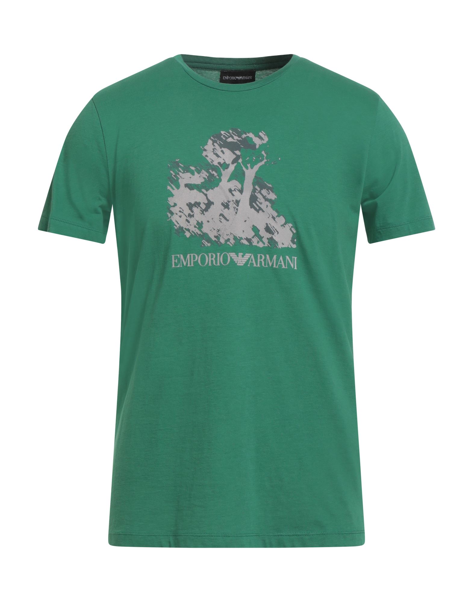 Tシャツ・カットソー EMPORIO ARMANI Men T-shirt Green EM001717AF14836 F9049 Emporio Armani EMPORIO ARMANI Men T-Shirts AF14836 EM001717
