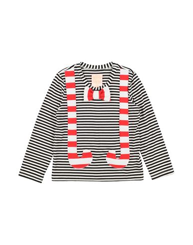 Wauw Capow Babies'  Toddler Girl T-shirt Black Size 7 Viscose, Elastane, Polyester