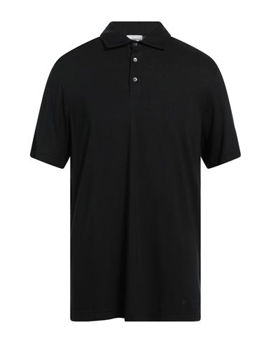 Emporio Armani Man Polo Shirt Black Size S Modal, Protein Fibre