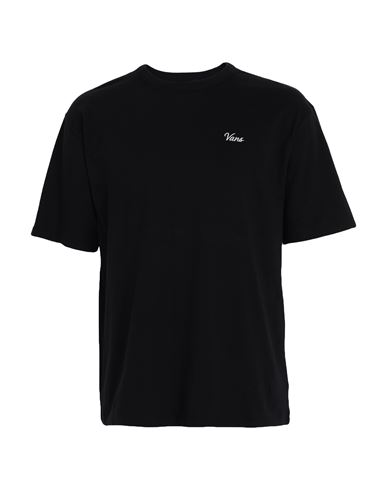 Vans Flaming Skull Washed Ss Tee Man T-shirt Black Size Xl Cotton