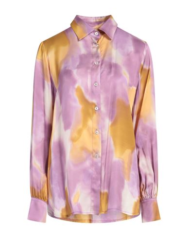 Hopper Woman Shirt Light Purple Size 10 Viscose