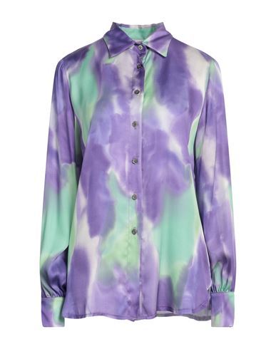 Hopper Woman Shirt Purple Size 10 Viscose