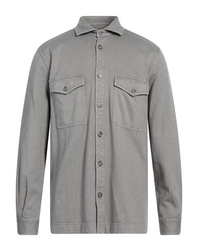 Fedeli Man Shirt Grey Size M Cotton