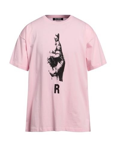 Raf Simons Man T-shirt Pink Size M Cotton