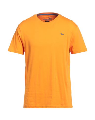 Harmont & Blaine Man T-shirt Orange Size L Cotton