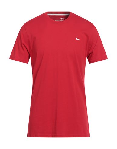 Shop Harmont & Blaine Man T-shirt Red Size Xxl Cotton