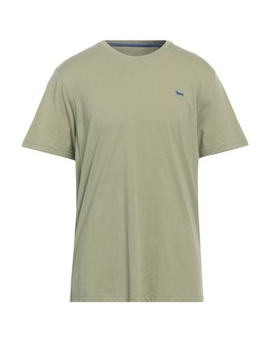 Harmont & Blaine Man T-shirt Sage Green Size Xl Cotton