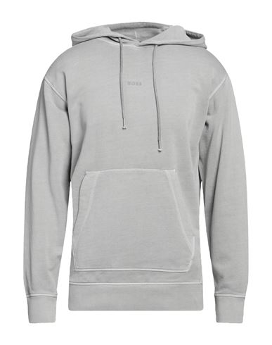 Hugo Boss Boss Man Sweatshirt Grey Size S Cotton, Elastane