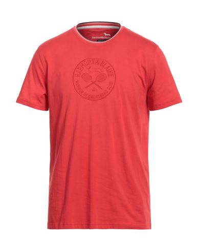 Harmont & Blaine Man T-shirt Tomato Red Size L Cotton