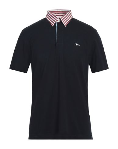 Harmont & Blaine Man Polo Shirt Black Size M Cotton