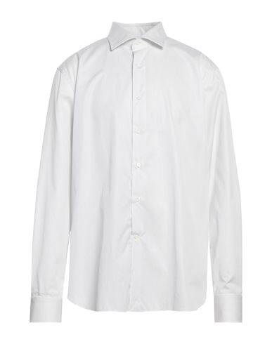 Alessandro Gherardi Man Shirt White Size 18 Cotton