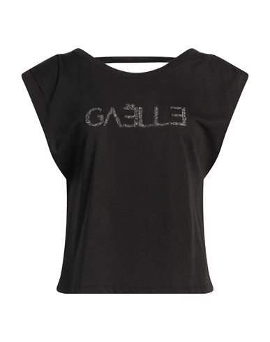 Gaelle Paris Gaëlle Paris Woman T-shirt Black Size 1 Cotton, Modal