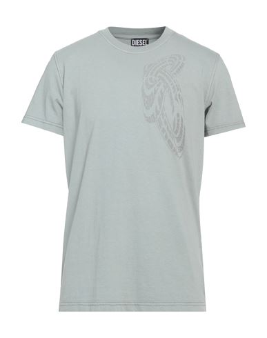 Diesel Man T-shirt Grey Size Xxl Cotton