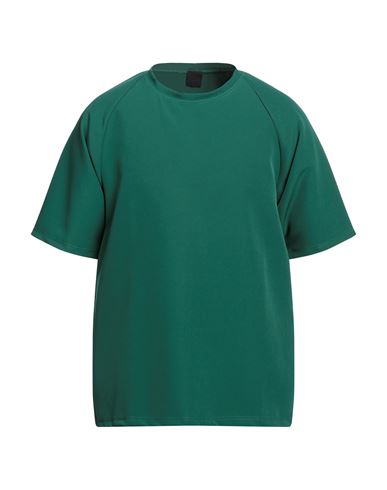 Black Circus Man T-shirt Green Size M Polyester, Elastane