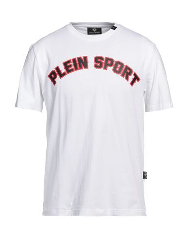 Plein Sport Man T-shirt White Size Xxl Cotton