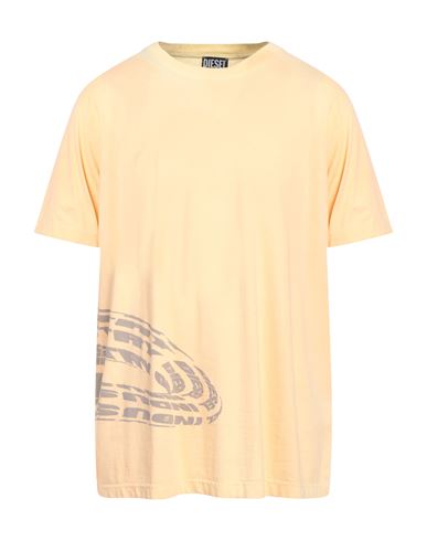 Diesel Man T-shirt Yellow Size Xxl Cotton