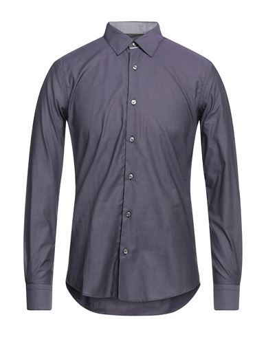 Pal Zileri Man Shirt Purple Size 16 Cotton