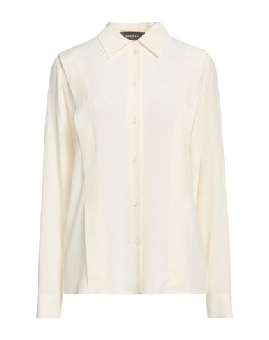 Rochas Woman Shirt Ivory Size 8 Acetate, Silk In White