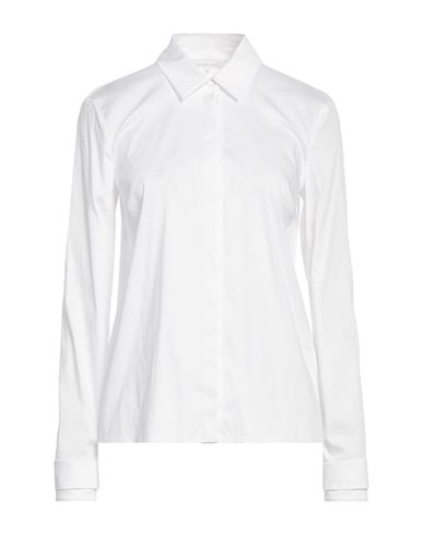 Patrizia Pepe Woman Shirt White Size 10 Cotton, Polyamide, Elastane