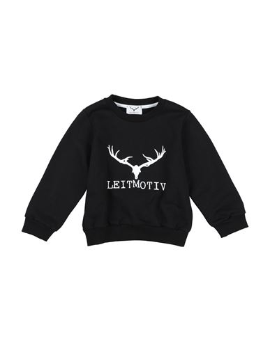 Shop Leitmotiv Toddler Girl Sweatshirt Black Size 6 Cotton