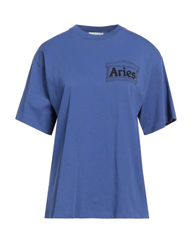 Aries Woman T-shirt Purple Size L Cotton