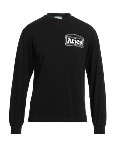Aries Man T-shirt Black Size L Cotton
