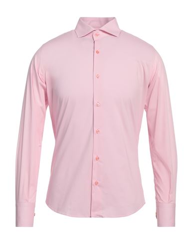 En Avance Man Shirt Pink Size Xxl Cotton, Polyamide, Elastane