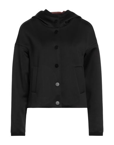 Diana Gallesi Woman Sweatshirt Black Size 10 Polyester, Elastane