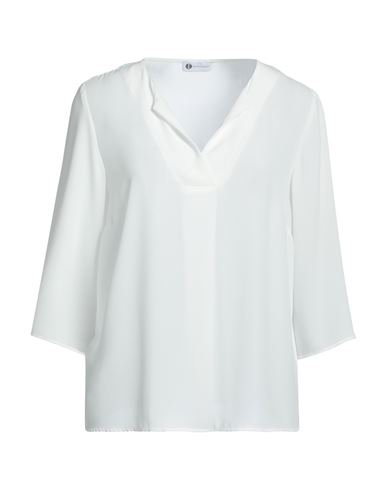 Diana Gallesi Woman Blouse White Size 6 Polyester