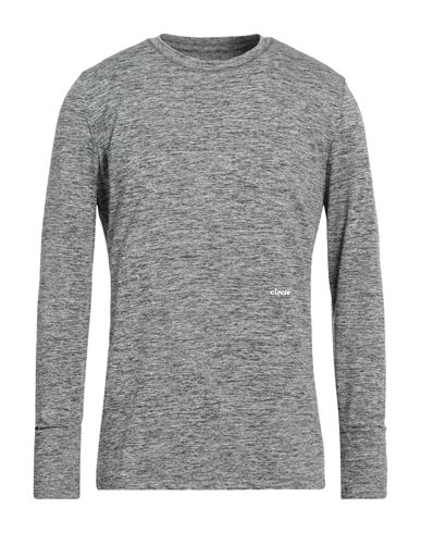 Circle Man T-shirt Grey Size M Recycled Polyester, Elastane