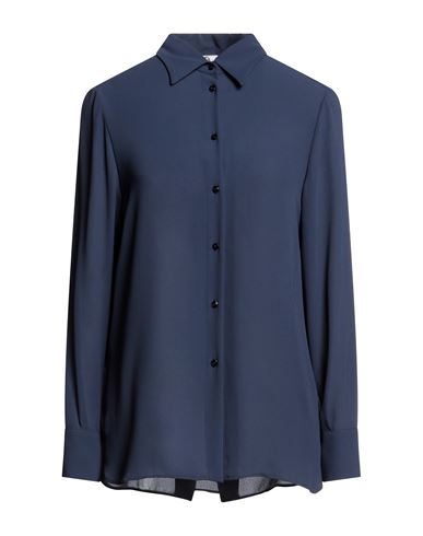 Shop Diana Gallesi Woman Shirt Midnight Blue Size 2 Polyester