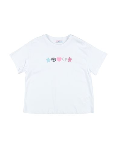 Shop Chiara Ferragni Toddler Girl T-shirt White Size 6 Cotton