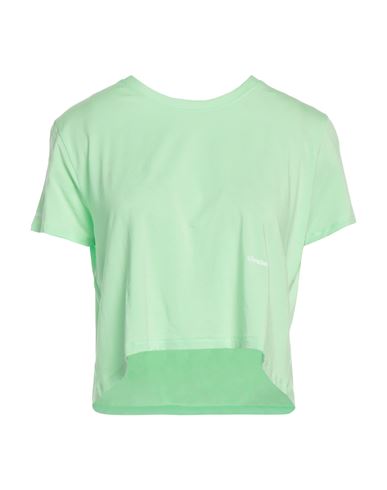 Shop Circle Woman T-shirt Acid Green Size M Tencel, Elastane