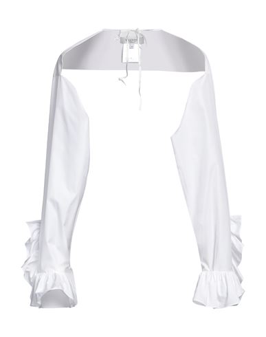 Valentino Garavani Woman Shrug White Size 8 Cotton, Polyester