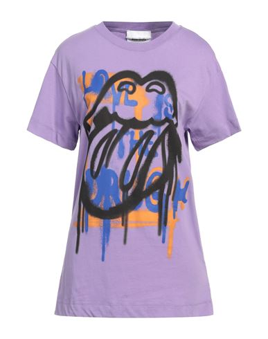 Brand Unique Woman T-shirt Purple Size 1 Cotton