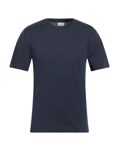 Dries Van Noten Man T-shirt Midnight Blue Size S Cotton