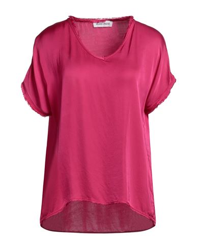 Brand Unique Woman Top Fuchsia Size 0 Viscose In Pink
