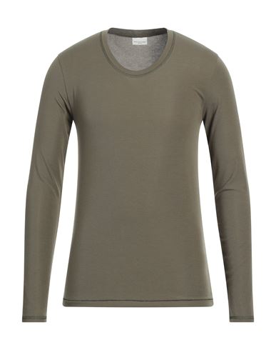 Dries Van Noten Man T-shirt Military Green Size M Lyocell, Polyurethane