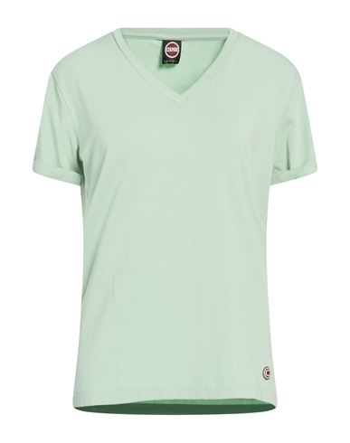 Colmar Woman T-shirt Light Green Size M Cotton, Modal, Elastane