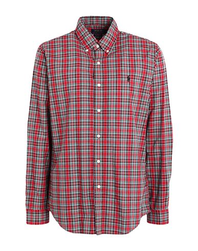 Polo Ralph Lauren Man Shirt Red Size S Cotton